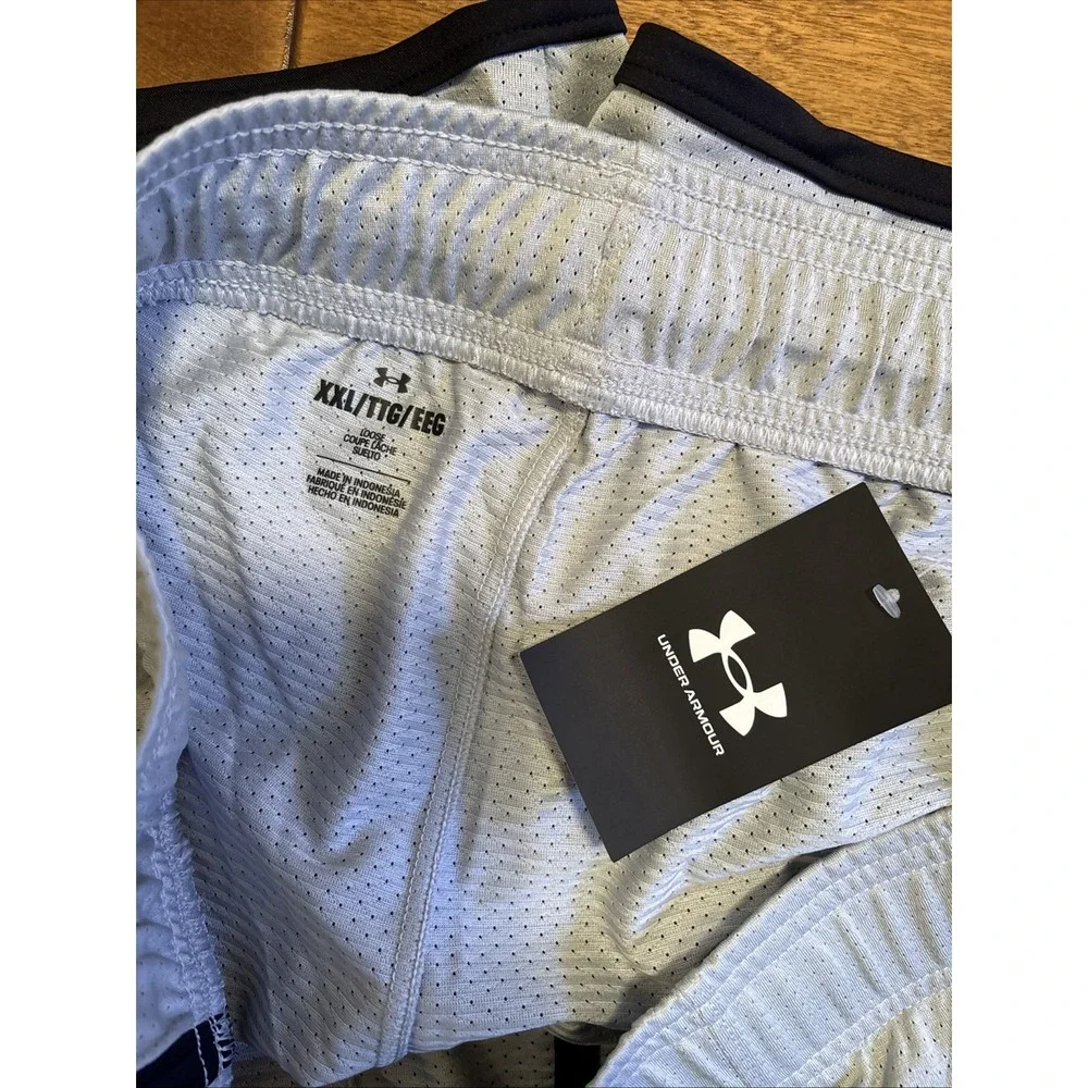 Under Armour Men's Shorts Elevated Knit Sz 2XL Gray Black 1384044-011 Pockets
